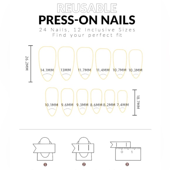 24pcs press on nails! - Picture 2 of 3